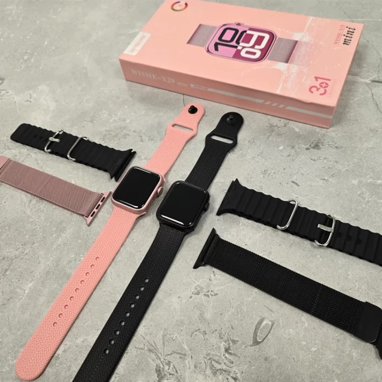 ساعت هوشمند wisme x29 mini بند فلزی