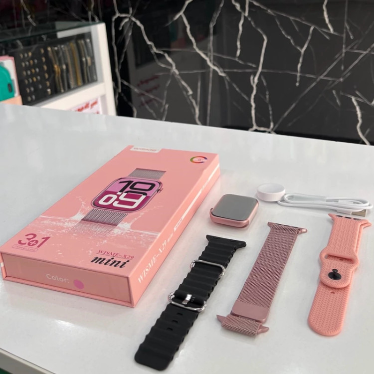 ساعت هوشمند wisme x29 mini بند فلزی