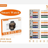ساعت هوشمند kw35 max ده بند