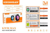 ساعت هوشمند سه بند kw90 max