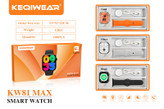 ساعت هوشمند سه بند kw90 max