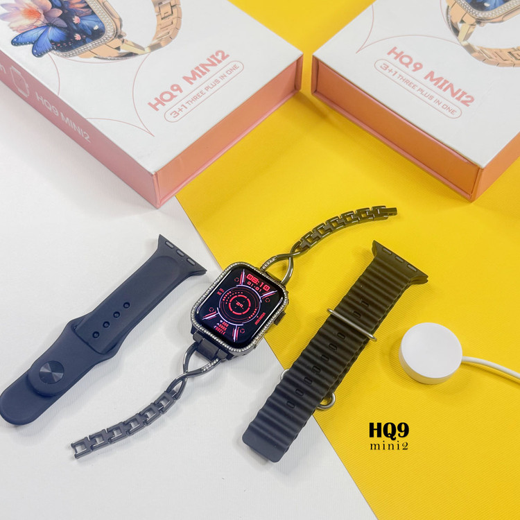 ساعت هوشمند نگین کاری شده hq9 mini2