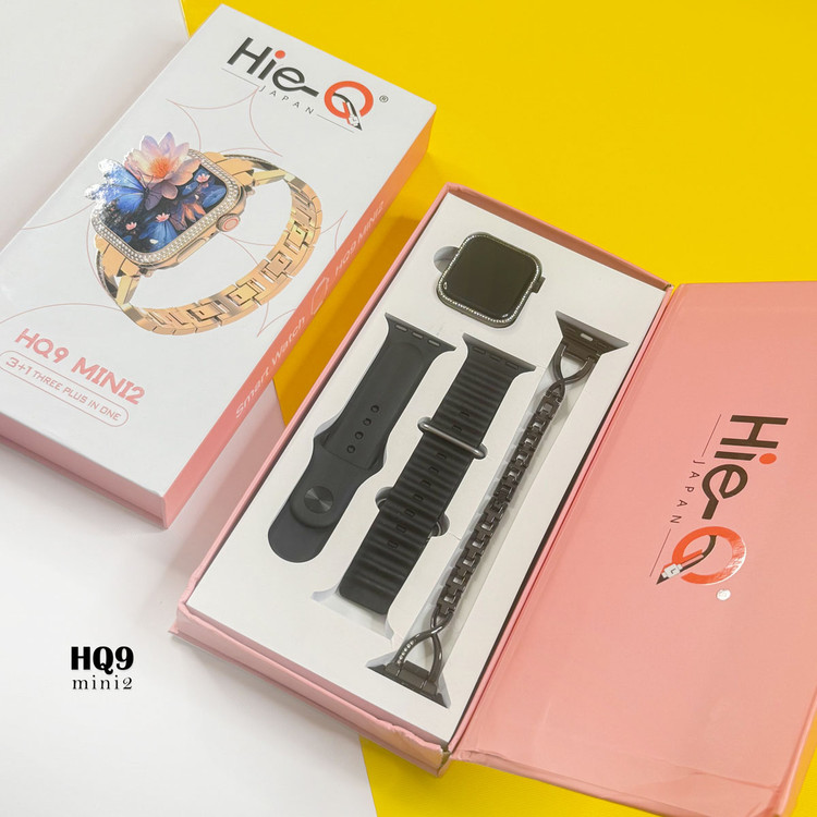 ساعت هوشمند نگین کاری شده hq9 mini2