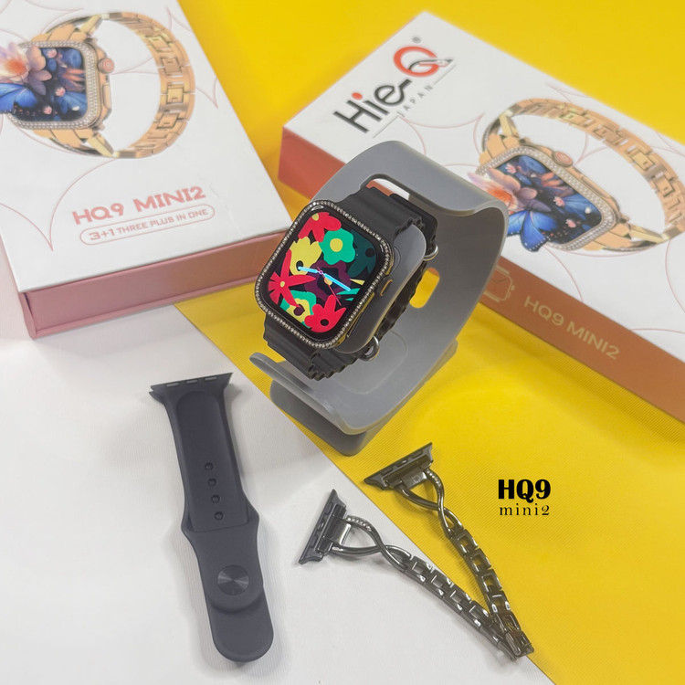 ساعت هوشمند نگین کاری شده hq9 mini2