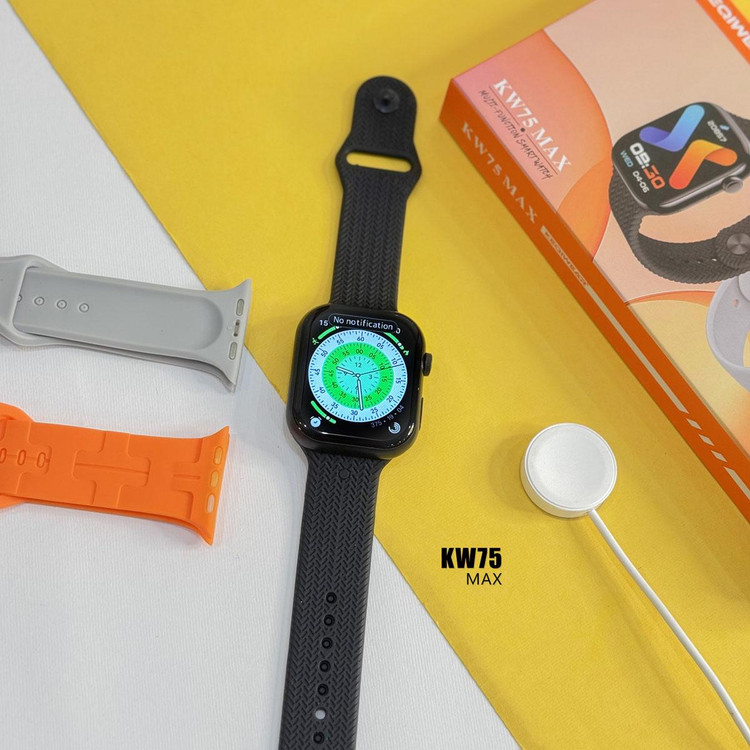 ساعت هوشمند keqiwear مدل kw75 max سه بند