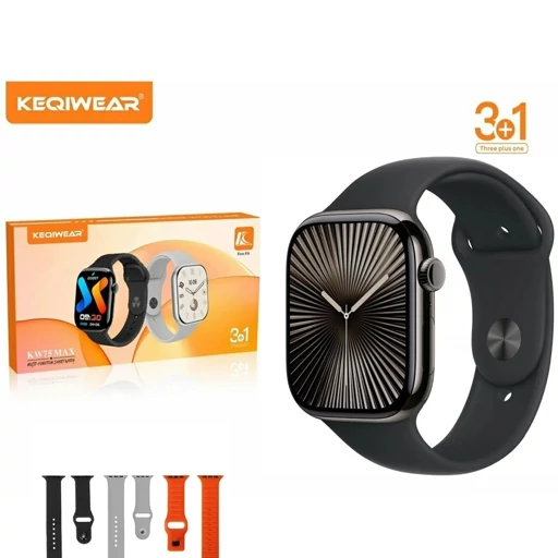 ساعت هوشمند keqiwear مدل kw75 max سه بند